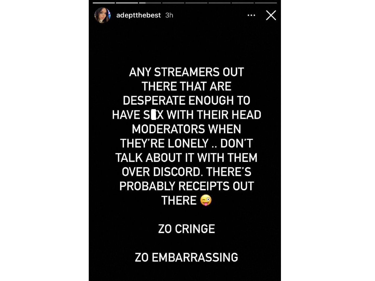 Adept alleged that ex-boyfriend Felix paid his mods to sleep with him (Image via Instagram/Adept)